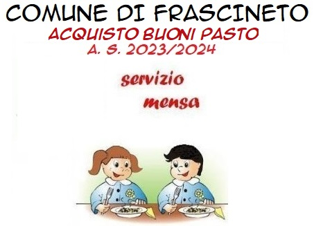 Informativa su procedura Acquisto Buoni Pasto online Servizio Mensa A.S. 2023/2024.